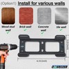 Metal Wall Mount Compatible for jbl Charge 6/Charge 5,4,3/Flip 7/Flip