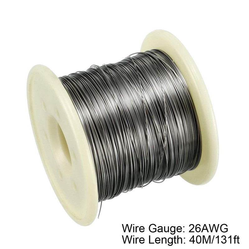 sourcing map Heating Wire 0.4 mm 26AWG Super Fine Cable
