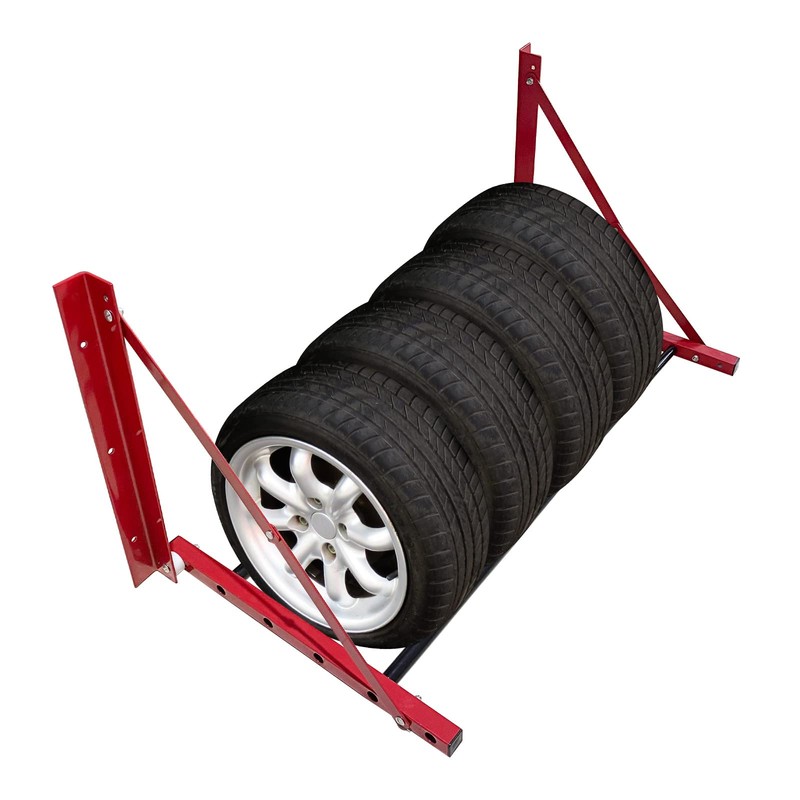 ROBLOCK Folding Tire Wheel Rack Wall Mount Multi-Tire Spare Carriers