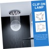 Operitacx 20Pcs Lampshade Spring Adapter Clips for Pendant Light Shade