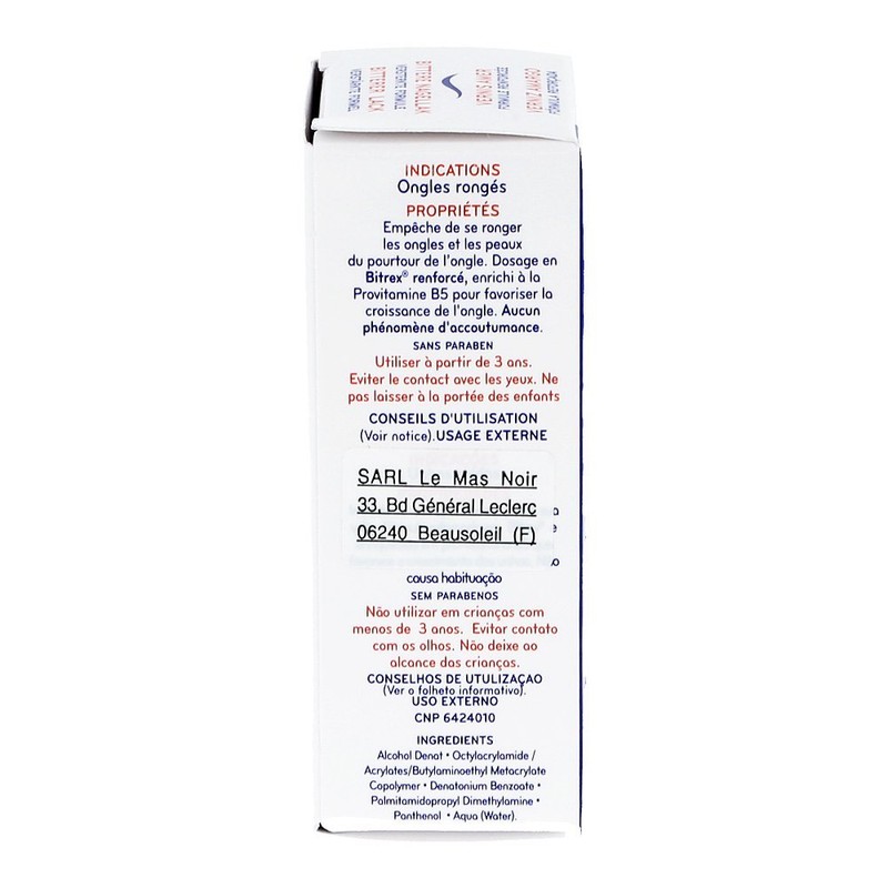 EcrINAL Bitter Nail Chewing Polish 10 ml