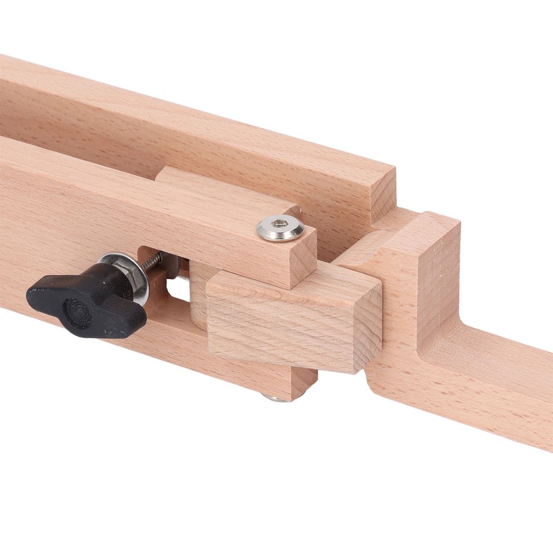 Hand Sewing Clamp with Hex Wrench Beech Wood Desktop Rotatable