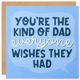 Happy Fathers Day Card from Daughter or Son - Dad Birthday Card for Daddy