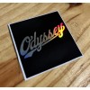 Chrome ODYSSEY Black & Chrome 3.5” BMX decal