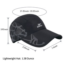 Running Hat Outdoor Sun Protection Hat Mesh Quick Dry Hat Thin Cool Baseball Cap for Women and Men