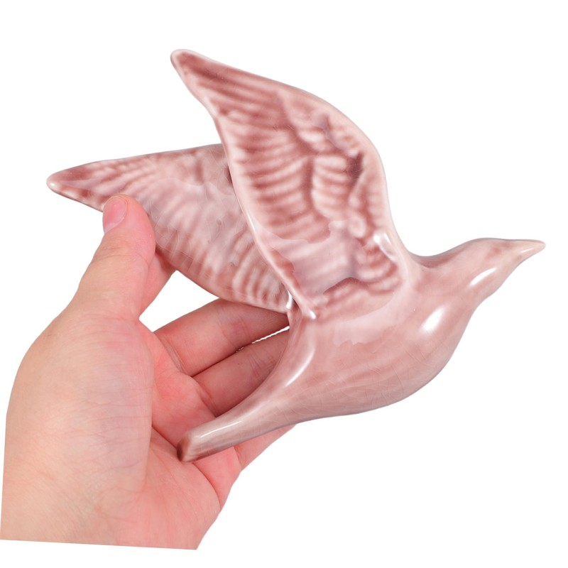 ABOOFAN Ceramic Bird Wall Hanging Ornament Decorative Art for Living