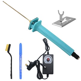 Hot Wire Foam Cutter Pen Electric Foam Cutting Tools 30W Heat Cutting Engraving Pin Accessories with Adjustable Voltage Controller for Arts Handcraft Making Home Decoration