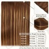Invisible Wire Hair Extensions Real Human Hair-Smilco Balayage Dark Brown