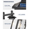 Solar Powered Wall Lights, 14.2" Wall Mount Solar Lights Outdoor