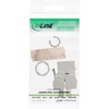 InLine 76202G Keystone RJ45 Socket SNAP-In Cat.8.1 Screw Cap