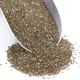 Organic Chia Seeds, Non-GMO, Gluten-Free, High in Fiber, Omega-3 and Protein, Bulk, 25 lb