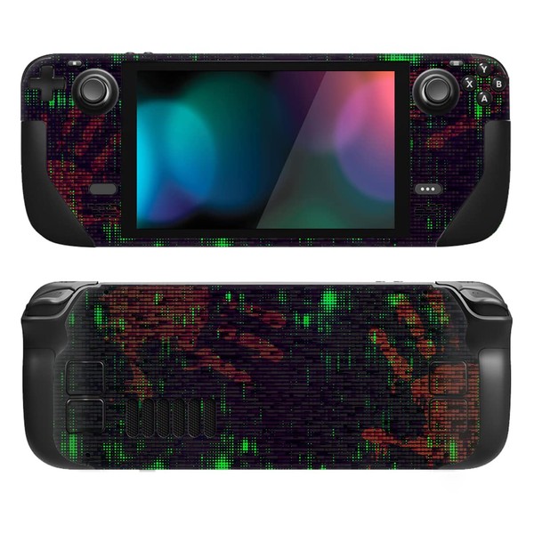 PlayVital Full Set Protective Skin Decal for Steam Deck LCD,
