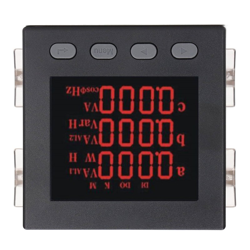 3 Phase Digital Ammeter Intelligent Multi Function Energy Power Meter