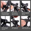 Triathlon Bicycle Handlebars, Black, TT Handlebars, Aero Bars, Aluminium Alloy,