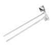 Stainless Steel Towel Rack Bar 180° Rotatable Towel Bathrobe Hanger