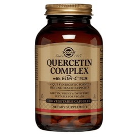 Solgar Quercetin Complex Aster-C Plus Vegetable Capsules, 100 tablets, 1 piece / 솔가 퀘르세틴 컴플렉스 애스터-C 플러스 베지터블 캡슐, 100정, 1개