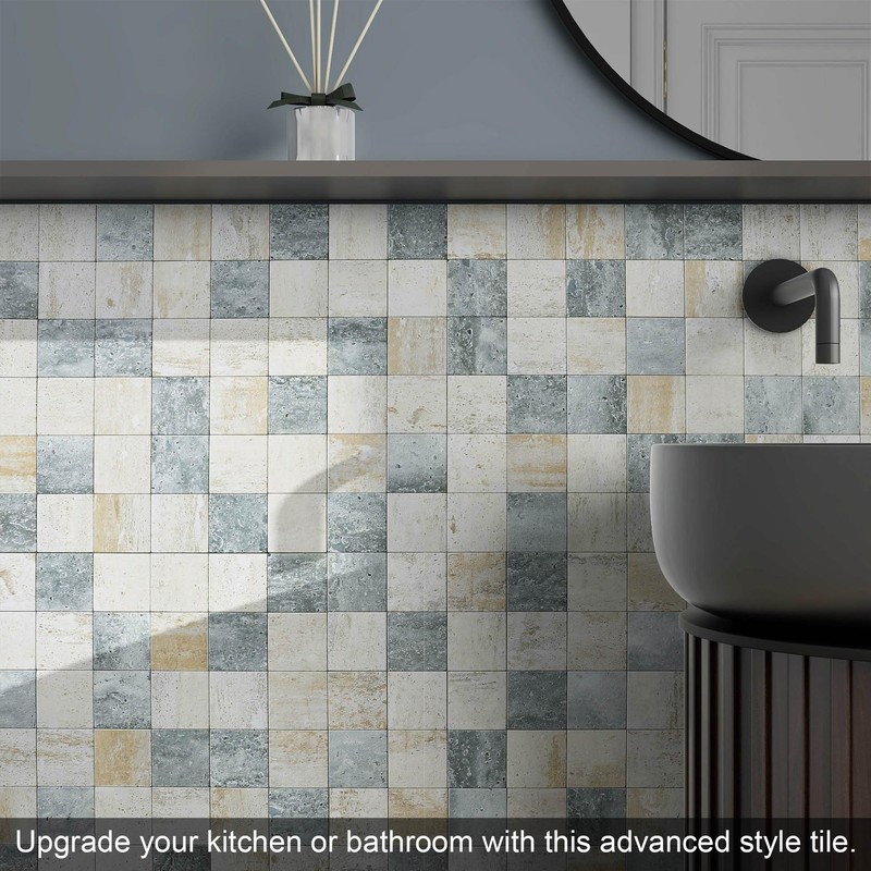 BeNice Kitchen Peel and Stick Tile Backsplash Bathroom Self Adhesive