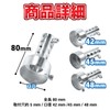 BIG & SO Universal Motorcycle Silencer Muffler, Inner Baffle Bolts,