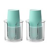 BYAWAY Bathroom Cup Dispenser,Small Disposable Paper Cup Holder,Compact Mouthwash Cups