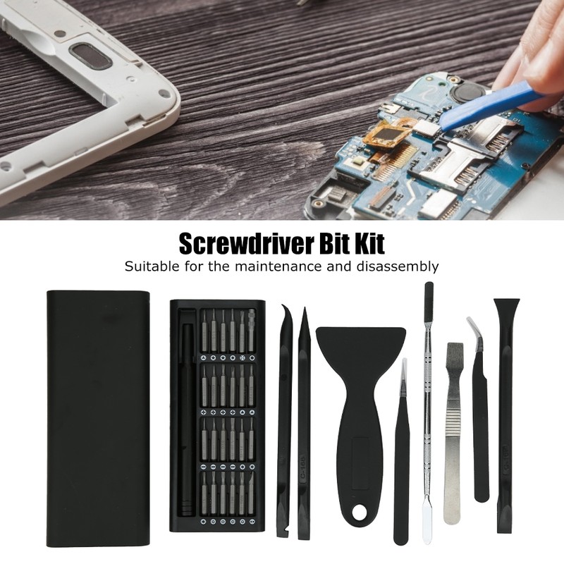 25 in 1 Multifunctional Aluminium Alloy Screwdriver Bit Kit for