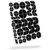 BLACKSHELL Set of 74 Emblem Stickers - For All Emblems