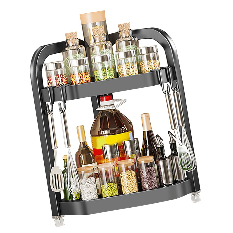 Wall Corner Storage Shelf 2 Tier Space Saving Versatile Durable