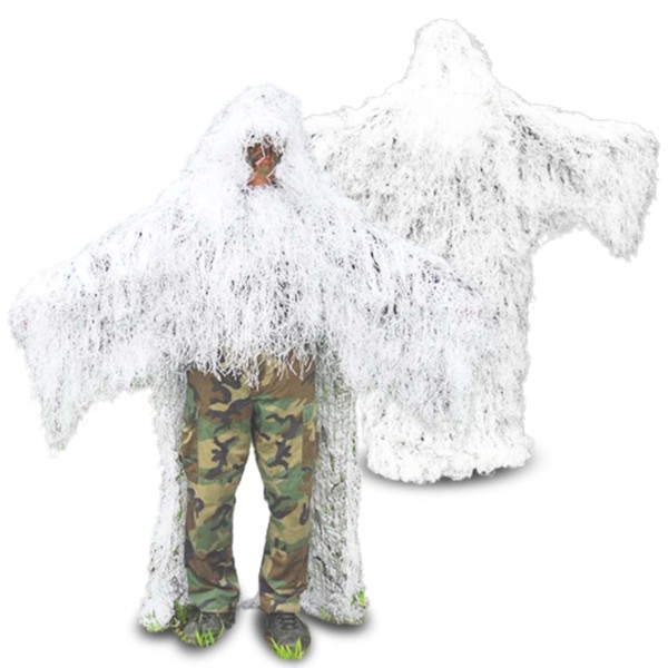 Ghillie Stalker Suit (Winter White)
