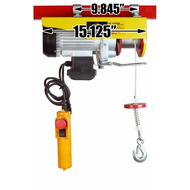 Steel Dragon Tools 880 LBS Mini Electric Wire Cable Hoist