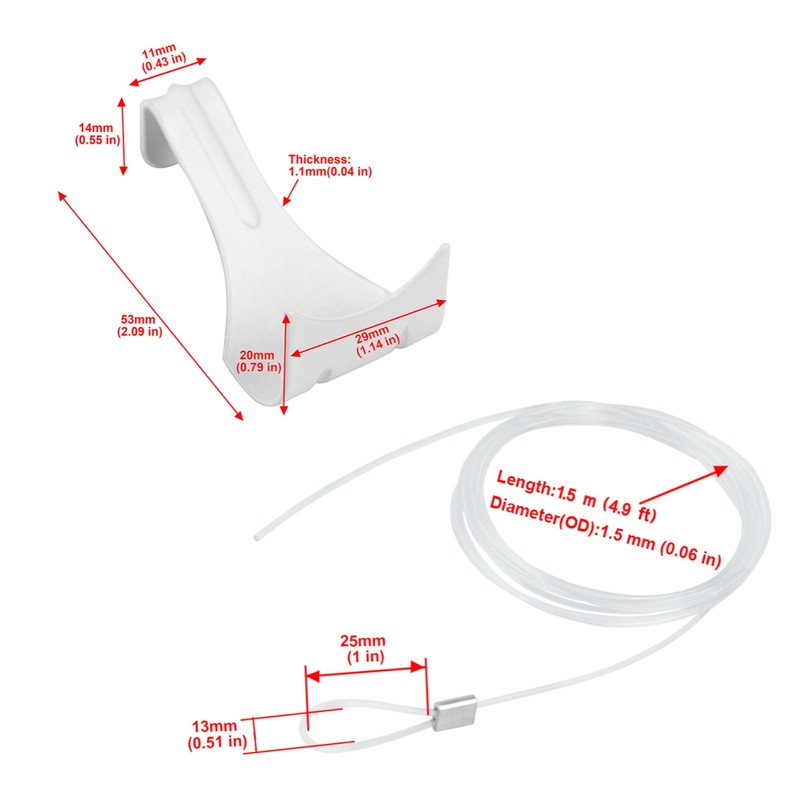 Adjustable Picture Rail Hanging System Square Hooks , 5 ft