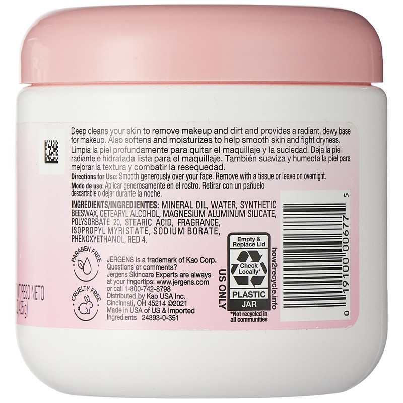Jergens All Purpose Face Cream, Deep Cleansing Facial Cream, Makes
