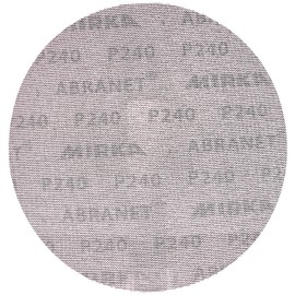 Mirka Abranet Mesh Sanding Discs Diameter 225 mm Velcro / Grain P240 / Pack of 25 / for Sanding Wood, Spatula, Varnish, Plastic