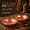 Gemejutor Copper Hammered Decorative Bowls, Set of 3, 11.4cm Versatile