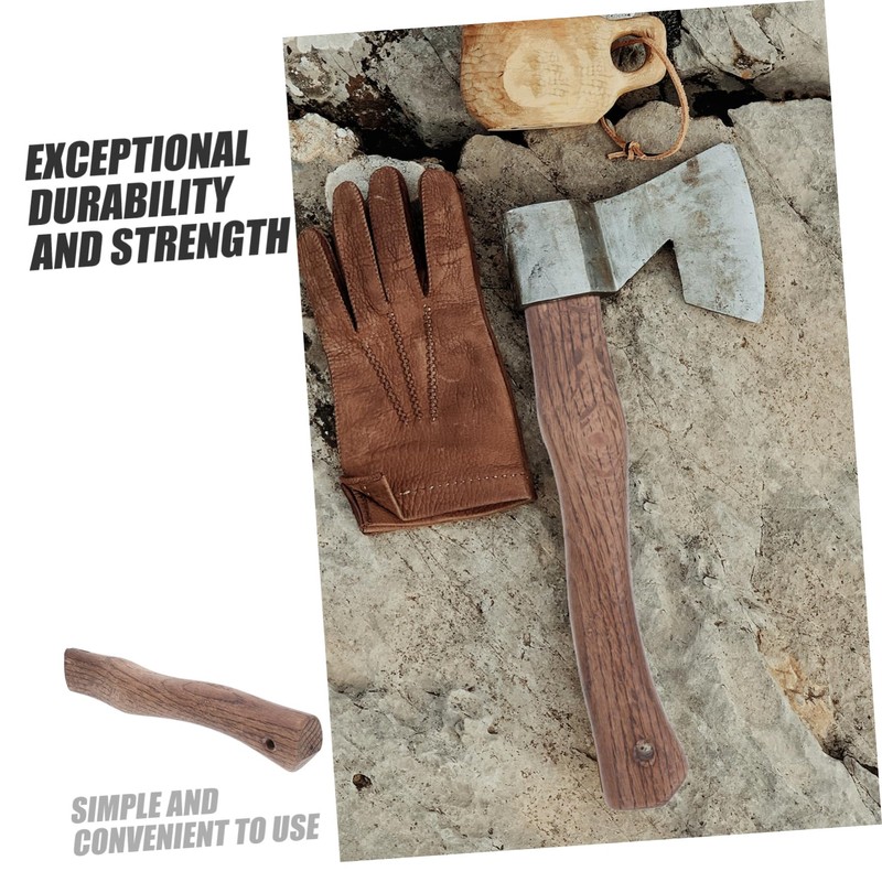TEHAUX Replacement Handle for Camp Axe Durable Carbonized Acutissima Hatchet