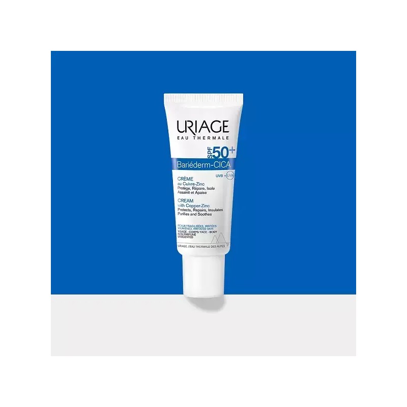 Uriage 유리아쥬 배리어덤 시카 리페어 썬크림 40ML (SPF50+) Uriage Barrierderm