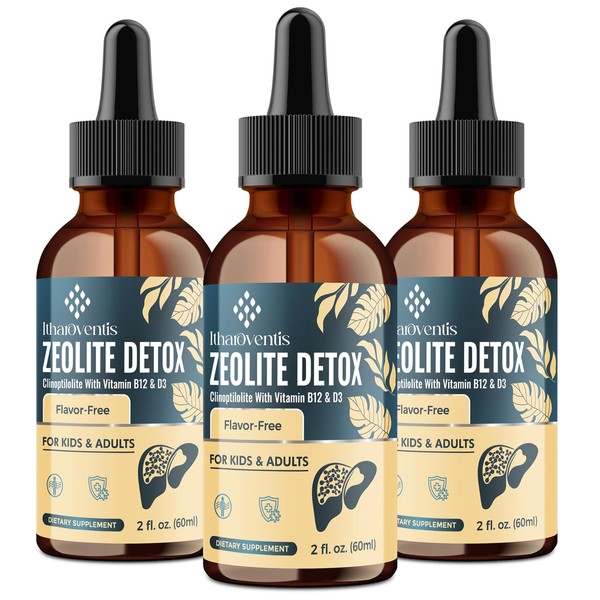Itharoventis Itharoventis Zeolite Detox for Kids Liquid Drops- Clinoptilolite Zeolite