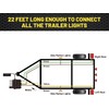 Oyviny 4 Pin 5 Wire Trailer Wiring Harness 22FT for