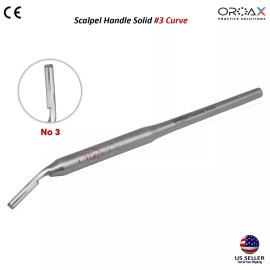 Oroax Corporation Surgical Scalpel Handle No 3 Dental Veterinary Stainless Steel Medical Knife - X1- Scalpel handle 3no CRV