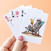 CafePress Tropical Beach Summerween Skeleton Standard Size Playing Cards
