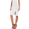 Women’s Figure-Hugging Pencil Skirt - Business Skirt with Side Slit