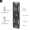 INNOREL Cheese Plate Multipurpose Camera Bracket 6061-T6 Aluminum Alloy DIY