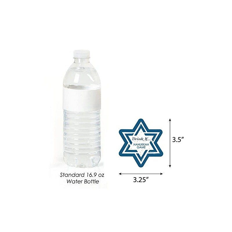 Big Dot of Happiness Drink If Game - Happy Hanukkah