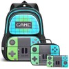 Beaulyn Game Backpack Set for School Boys Kids School Bag