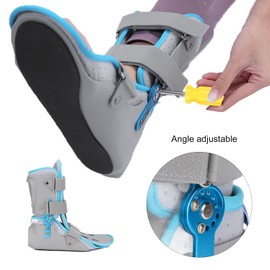 Plantar Fasciitis Night Splint for Ankle Fracture Lower Leg Fracture Prevents Sagging of the Foot, Stabilising Stirrup Ankle Splint Adjustable Rigid (L)