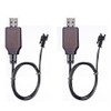 JIECHUN - 2 cables de carga USB positivos SM-2P para