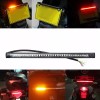 SHENKENUO Flexible 48 LED Strip Motorcycle ATV UTV Tail Turn