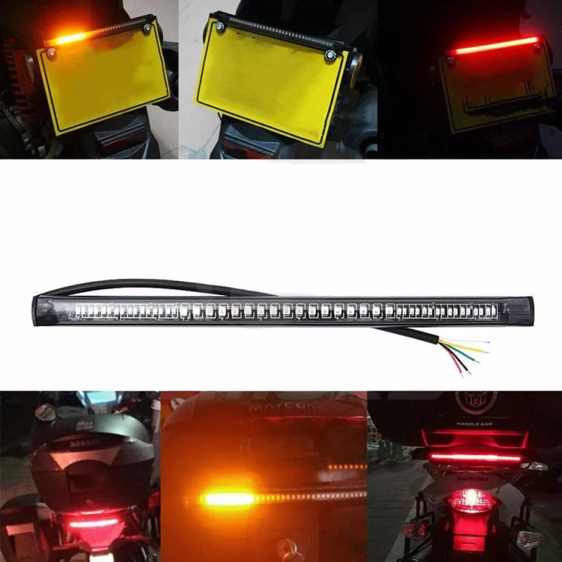SHENKENUO Flexible 48 LED Strip Motorcycle ATV UTV Tail Turn