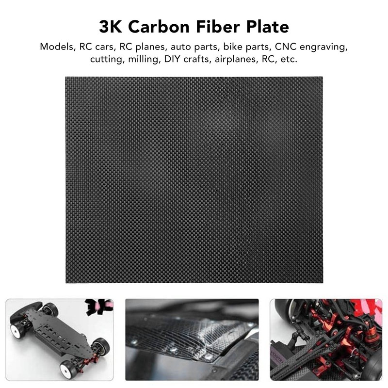 Carbon Fiber Board Material High Hardness 3K Full Carbon Fiber