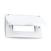 SIGMA ENGINEERED SOLUTIONS 14249WH Weatherproof Outdoor GFCI Outlet Cover, White,