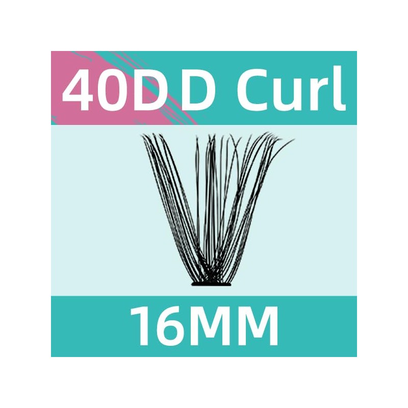 Lash Clusters Wispy 280PCS Eyelash Extension 40D Cluster Lashes Individual