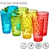 Amazing Abby - Glacier - 18-Ounce Plastic Tumblers (Set of